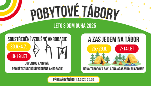 Pobytové tábory 2025_slide